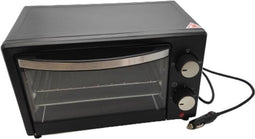 Elektrische oven - HTC Equipment - 24V 300W 9L - 2 verwarmingselementen - Keuzeschakelaar voor 3 kookmodi