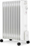 Elektrische radiatoroliebad 2500 W Oceanic - 3 Powers - 11 Elements - Mobile - Wit
