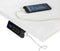Elektrische zit-sta hoek wingbureau Teez breed 160CM diep 120CM bladkleur Licht Eiken framekleur Zwart (RAL9005) wingzijde Links