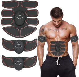 Elektrostimulatie spierstimulatie fitness apparaten buikspieren, spiertrainer EMS-training spieropbouw vetverbranding massage-apparaat Home Fitness Machine elektroden pads thuis voor mannen vrouwen