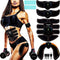 Elektrostimulatie spierstimulatie fitness apparaten buikspieren, spiertrainer EMS-training spieropbouw vetverbranding massage-apparaat Home Fitness Machine elektroden pads thuis voor mannen vrouwen