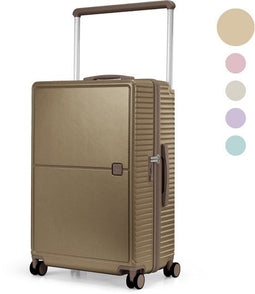 Skycases City Walker - Grote Reiskoffer 94L - Lichtgewicht & Sterk - 360° Spinner Wielen - TSA-slot - Wetpouch - Champagne - 76 x 52 x 29 cm