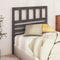 vidaXL - Hoofdbord - 81x4x100 - cm - massief - grenenhout - grijs