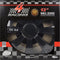 Gorecki RS-T Wieldoppen - 13 Inch - Set Van 4 - Zwart