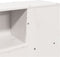 vidaXL - Hoofdbord - met - opbergruimte - 120 - cm - massief - grenenhout - wit