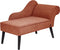 BIARRITZ - Chaise longue - Rood - Rechtszijdig - Polyester