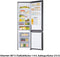 Samsung RL38T607BB1/EF - Koel-vriescombinatie - No Frost - Zwart