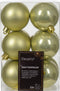 Kerstbal kunststof d6 cm pstch 12st kerst