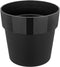 Elho B.for Original Rond 18 - Bloempot voor Binnen - 100% Gerecycled Plastic - Ø 18.0 x H 16.5 cm - Living Black