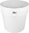 Elho B.for Original Rond 25 - Bloempot voor Binnen - Ø 24.7 x H 23.2 cm - Wit/Wit