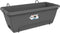 Elho Barcelona Xl Allin1 55 - Plantenbak voor Balkon Buiten - Ø 54.5 x H 23.0 cm - Antraciet