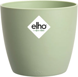 Elho Brussels Rond 18 - Bloempot voor Binnen - 100% Gerecycled Plastic - Ø 18.3 x H 16.8 cm - Sorbet groen