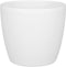 Elho Brussels Rond 20 - Bloempot voor Binnen - 100% Gerecycled Plastic - Ø 20.0 x H 18.7 cm - Wit
