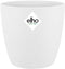 Elho Brussels Rond Mini 9.5 - Bloempot voor Binnen - Ø 10.0 x H 8.9 cm - Wit