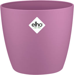 Elho Brussels Rond Mini 9.5 - Bloempot voor Binnen - Ø 10.0 x H 8.9 cm - Levendig violet