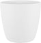 Elho Brussels Rond Mini 9.5 - Bloempot voor Binnen - Ø 10.0 x H 8.9 cm - Wit