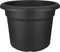 Elho Green Basics Cilinder 45 - Bloempot voor Buiten - Ø 43.8 x H 33.8 cm - Living black