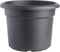 Elho Green Basics Cilinder 45 - Bloempot voor Buiten - Ø 43.8 x H 33.8 cm - Living black