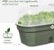 Elho Green Basics Kweektray Allin1 32 - Kweekbak met Deksel - 100% Gerecycled Plastic - Ø 32.0 x H 13.2 cm - Blad Groen
