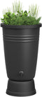 Elho Green Basics Regenton Plus 105 - Regenton voor Kweken En Oogsten - Ø 58.4 x H 80.4 cm - Living Black