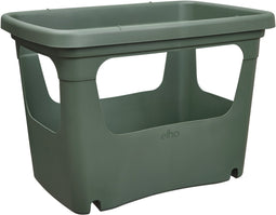 Elho Green Basics Stack & Grow 50 - Stapelbare Kweekbak - Verticaal Tuinieren - 100% Gerecycled Plastic - Ø 50.9 x H 35.7 cm - Blad groen
