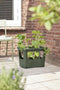 Elho Green Basics Stack & Grow 50 - Stapelbare Kweekbak - Verticaal Tuinieren - 100% Gerecycled Plastic - Ø 50.9 x H 35.7 cm - Blad groen