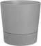 Elho Greensense Aqua Care Rond 43 - Bloempot voor Binnen met Waterreservoir - 100% Gerecycled Plastic - Ø 43.0 x H 42.5 cm - Licht beton