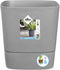 Elho Greensense Aqua Care Vierkant 30 - Bloempot voor Binnen met Waterreservoir - 100% Gerecycled Plastic - Ø 29.5 x H 30.2 cm - Licht beton