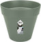Elho Loft Urban Rond 20 - Bloempot voor Buiten - Ø 19.3 x H 17.5 cm - Pistachegroen