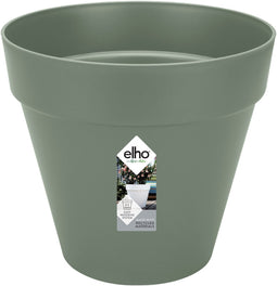 Elho Loft Urban Rond 25 - Bloempot voor Buiten - Ø 24.5 x H 22.0 cm - Pistachegroen
