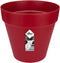Elho Loft Urban Rond 25 - Bloempot voor Buiten - Ø 24.5 x H 22.0 cm - Veenbes rood