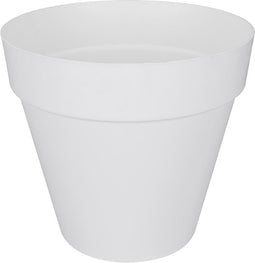 Elho Loft Urban Rond 40 - Bloempot voor Buiten - Ø 38.5 x H 35.3 cm - Wit