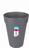 Elho Loft Urban Rond Hoog 28 - Bloempot voor Buiten - Ø 27.5 x H 35.8 cm - Antraciet