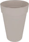 Elho Loft Urban Rond Hoog 35 - Bloempot voor Buiten - Ø 33.5 x H 45.3 cm - Warm grijs