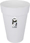 Elho Loft Urban Rond Hoog 42 - Grote Bloempot voor Buiten - Waterreservoir - 100% Gerecycled Plastic - Ø 42.0 x H 56.0 cm - Wit