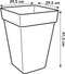 Elho Loft Urban Vierkant Hoog 30 - Grote Plantenbak voor Buiten - Bloempot voor Buiten - Ø 29.3 x H 41.3 cm - Wit