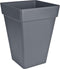 Elho Loft Urban Vierkant Hoog 37 - Grote Plantenbak voor Buiten - Bloempot voor Buiten - Ø 37.0 x H 51.3 cm - Antraciet