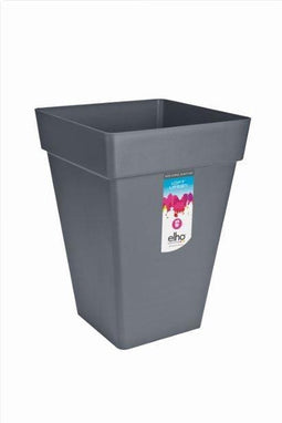Elho Loft Urban Vierkant Hoog 37 - Grote Plantenbak voor Buiten - Bloempot voor Buiten - Ø 37.0 x H 51.3 cm - Antraciet