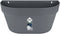 Elho Loft Urban Wandbak 40 - Plantenbak voor Balkon Buiten - Ø 39.3 x H 18.8 cm - Antraciet