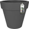Elho Pure Round 60 - Bloempot voor Binnen & Buiten - Ø 59.0 x H 53.6 cm - Antraciet