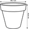 Elho Pure Round 60 - Bloempot voor Binnen & Buiten - Ø 59.0 x H 53.6 cm - Antraciet