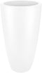 Elho Pure Soft Round High 30 - Bloempot voor Binnen & buiten - Ø 29.5 x H 52.5 cm - Wit