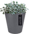 Elho Pure Straight Round 50 - Grote Bloempot voor Binnen en Buiten - Gerecycled Plastic - Ø 49.5 x H 51 cm - Antraciet