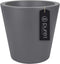 Elho Pure Straight Round 50 - Grote Bloempot voor Binnen en Buiten - Gerecycled Plastic - Ø 49.5 x H 51 cm - Antraciet
