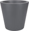 Elho Pure Straight Round 50 - Grote Bloempot voor Binnen en Buiten - Gerecycled Plastic - Ø 49.5 x H 51 cm - Antraciet