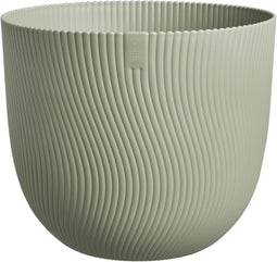 Elho Sereh Rond 30 - Bloempot voor Binnen & Buiten - 100% Gerecycled Plastic - Ø 29.5 x H 25.3 cm - Scandinavisch groen