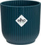 Elho Vibes Fold Rond Mini 7 - Bloempot voor Binnen - 100% Gerecycled Plastic - Ø 7.0 x H 6.5 cm - Diepblauw