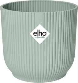 Elho Vibes Fold Rond Mini 7 - Bloempot voor Binnen - 100% Gerecycled Plastic - Ø 7.0 x H 6.5 cm - Sorbet groen