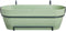 Elho Vibia Campana Balkonbak Allin1 50 - Plantenbak voor Balkon - Ø 50.4 x H 17.7 cm - Pistachegroen