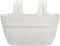 Elho Vibia Campana Easy Hanger M 36 - Balkonbak met Ophanghaken - 100% Gerecycled Plastic - Ø 36.0 x H 26.5 cm - Zijdewit